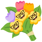 Strebergesicht + Blumenstrauß