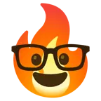 Strebergesicht + Feuer