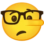 Strebergesicht + lügendes Gesicht