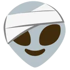 Gesicht mit Kopfverband + Außerirdischer
