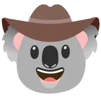 Gesicht mit Cowboyhut + Koala
