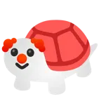 cara de payaso + tortuga