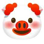 cara de payaso + cara de cerdo