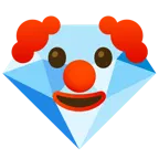 cara de payaso + piedra preciosa