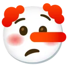 cara de payaso + cara de mentiroso