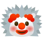 cara de payaso + erizo