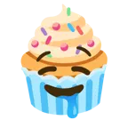 salya akıtan yüz + cupcake