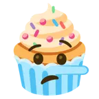 faccina bugiarda + cupcake