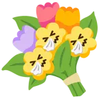 niesendes Gesicht + Blumenstrauß
