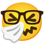niesendes Gesicht + Strebergesicht