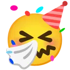 niesendes Gesicht + Partygesicht