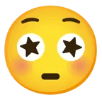وجه بعينين على شكل نجمة + وجه متورد