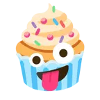 çılgın surat + cupcake