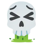 kotzendes Gesicht + Totenkopf