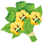 kotzendes Gesicht + Blumenstrauß