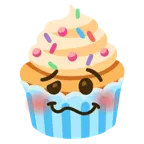 sarhoş yüz + cupcake