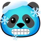 frierendes Gesicht + Panda
