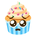yalvaran yüz + cupcake