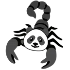 แมงป่อง + แพนด้า