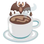Fledermaus + Heißgetränk