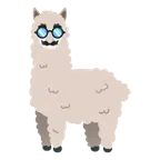 Lama + verkleidet