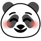 gülen yüz + panda