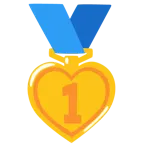 palo de corazones + medalla de oro