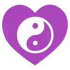 palo de corazones + yin yang