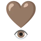 exclamación de corazón + ojo
