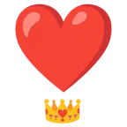 exclamación de corazón + corona