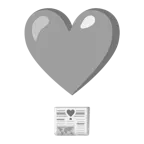 exclamación de corazón + periódico