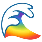 Welle + Regenbogen