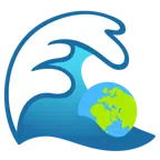 Welle + Globus mit Europa und Afrika