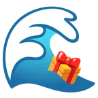 Welle + Geschenk