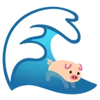 Welle + Schweinegesicht
