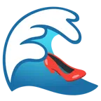 Welle + Stöckelschuh