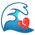 Welle + gebrochenes Herz
