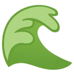 Welle + grünes Herz