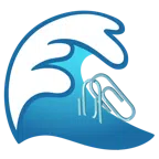 Welle + verhakte Büroklammern