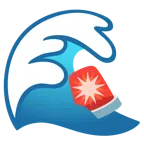 Welle + Polizeilicht
