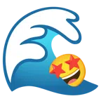 Welle + überwältigt