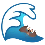 Welle + Fledermaus