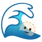 Welle + gestricheltes Gesicht
