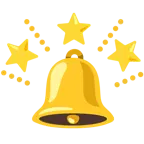 funkelnder Stern + Glocke