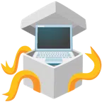 regalo + computer portatile