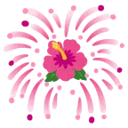 fuochi d’artificio + ibisco