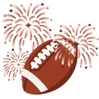 fuochi d’artificio + football americano