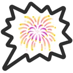fuochi d’artificio + nuvoletta rabbia