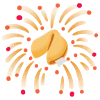 fuochi d’artificio + biscotto della fortuna