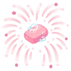 fuochi d’artificio + sapone